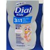 Image 2 : Dial Kids 3-in-1 Peach Body, Hair and Bubble Bath (6 x 354ml)