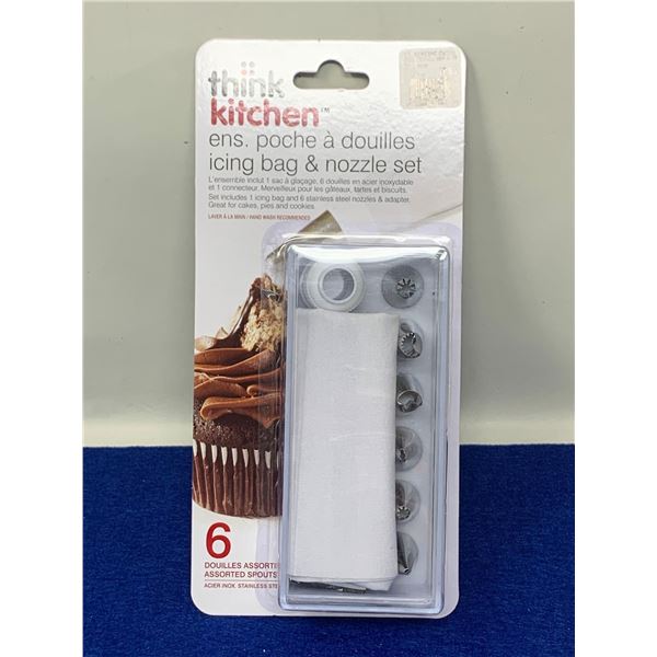 Think Kitchen Icing Bag and Nozzle Set