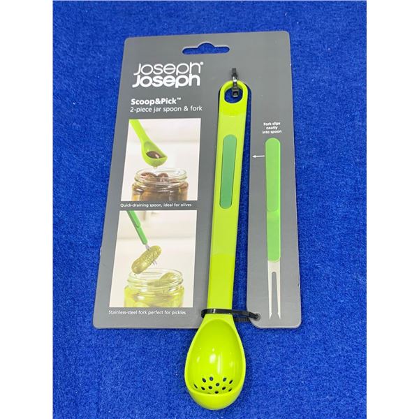Joseph Josephy Scoop & Pick 2pc Jar Spoon & Fork