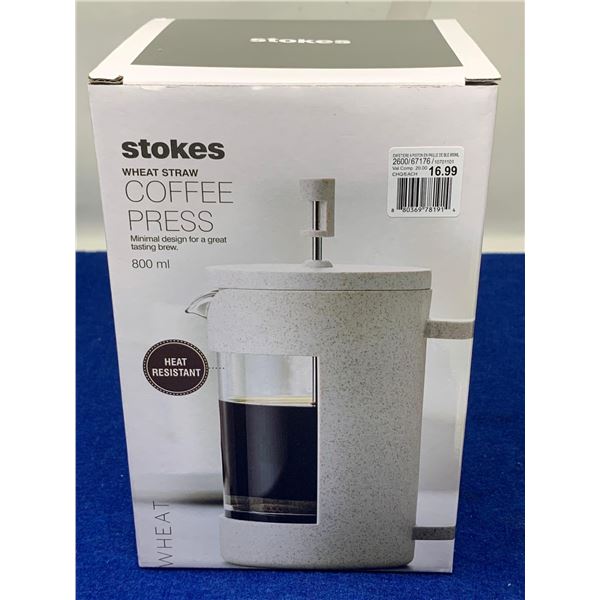 Stokes Wheat Straw Coffee Press (800ml)