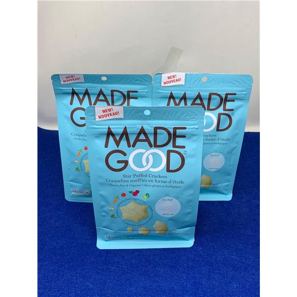 Made Good Star Puffed Crackers (3 x 121g)