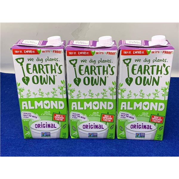 Earths' Own Almond Original (3 x 946ml0