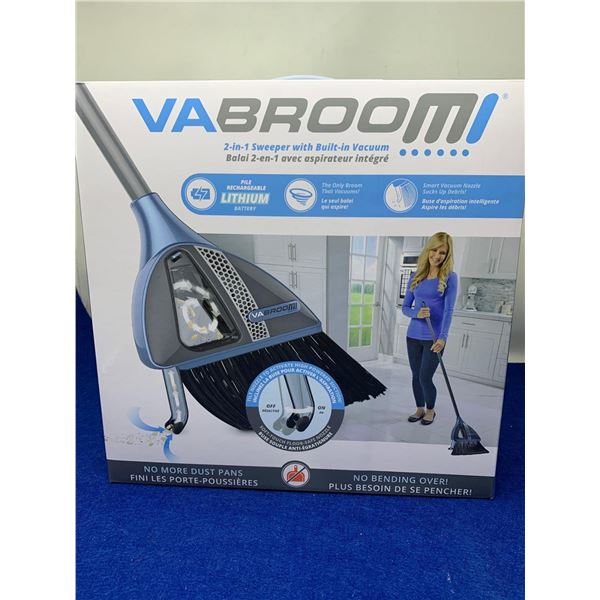Vabroom 2-in-1 Sweeper with Built-In Vacuum