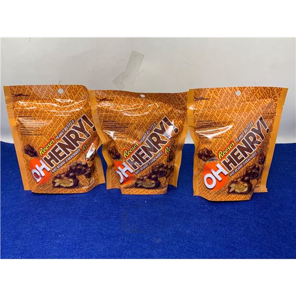 Oh Henry Reese's Peanut Butter Candy Pieces (3 x 180g)