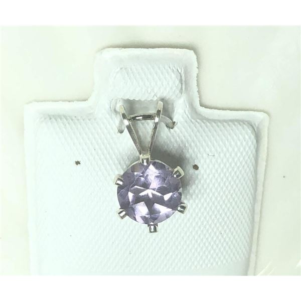 $100 Silver Amethyst (0.75ct) Pendant