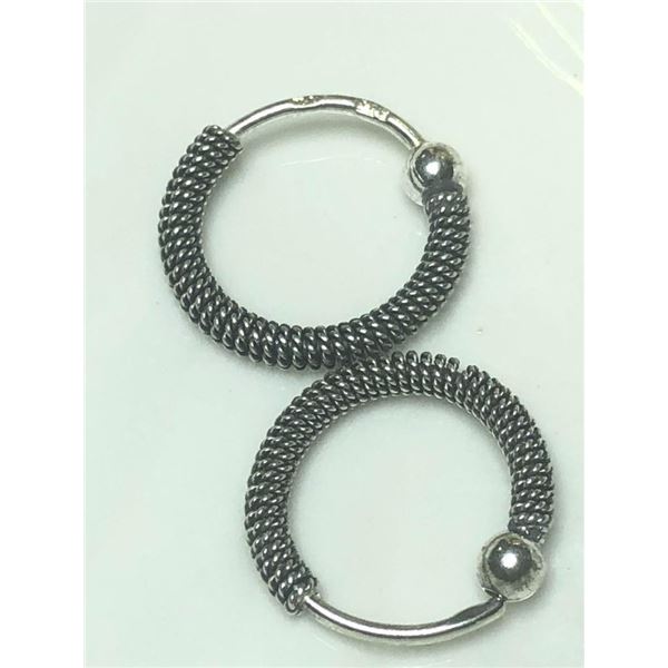 $100 Silver Small Hoop Earrings