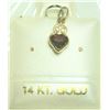 Image 2 : $200 14K  Genuine Gemstone Pendant