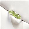 Image 3 : $100 Silver Peridot Ring