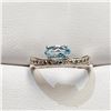 Image 1 : $100 Silver Blue Topaz Ring