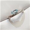 Image 2 : $100 Silver Blue Topaz Ring