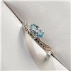 Image 3 : $100 Silver Blue Topaz Ring
