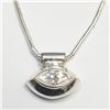 Image 1 : $140 Silver Genuine Gemstone Necklace