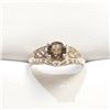 Image 1 : $100 Silver Smokey Topaz Ring