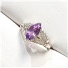 Image 3 : $100 Silver Amethyst Ring