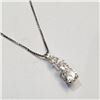 Image 2 : $100 Silver CZ Necklace