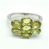 Image 1 : $320 Silver Peridot(2.75ct) Ring
