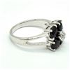 Image 2 : $200 Silver Garnet Cz(1.45ct) Ring