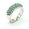 Image 3 : $300 Silver Emerald(0.9ct) Ring