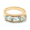 Image 1 : $260 RoseGold Plated Sil Blue Topaz(1.35ct) Ring