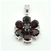 Image 1 : $320 Silver Garnet (5.4ct) Pendant