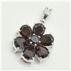 Image 3 : $320 Silver Garnet (5.4ct) Pendant
