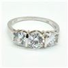 Image 1 : $180 Silver CZ(2.25ct) Ring