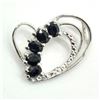 Image 3 : $140 Silver Blue Sapphire(1.1ct) Pendant