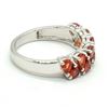 Image 2 : $180 Silver Orange Sapphire(1.35ct) Ring