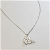 Image 1 : $60 Silver 3 Seperable Pendant With 18" Necklace