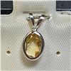 Image 1 : $160 14K  Citrine 5X7Mm Pendant