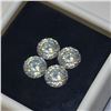 Image 2 : $400  4 Laser Cut White Moissanite 6.5Mm Tests Like Diamond, Looks Better(4ct)