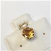 Image 2 : $200 14K  Citrine(0.78ct) Pendant