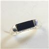 Image 1 : $100 Silver Black Onyx Ring