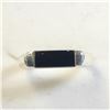 Image 2 : $100 Silver Black Onyx Ring