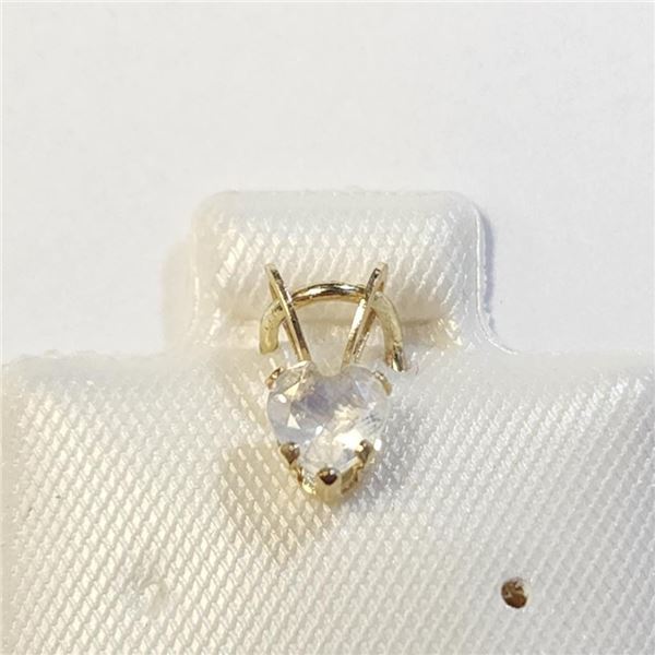 $160 14K  Moonstone(0.23ct) Pendant