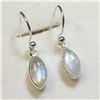 Image 2 : $160 Silver Moonstone Earrings