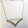 Image 2 : $160 Silver Gold Plated Chain  With Fashion Pendant With Cz Necklace
