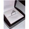 Image 3 : Ladies .925 Silver Solitaire with side stones engagement wedding ring