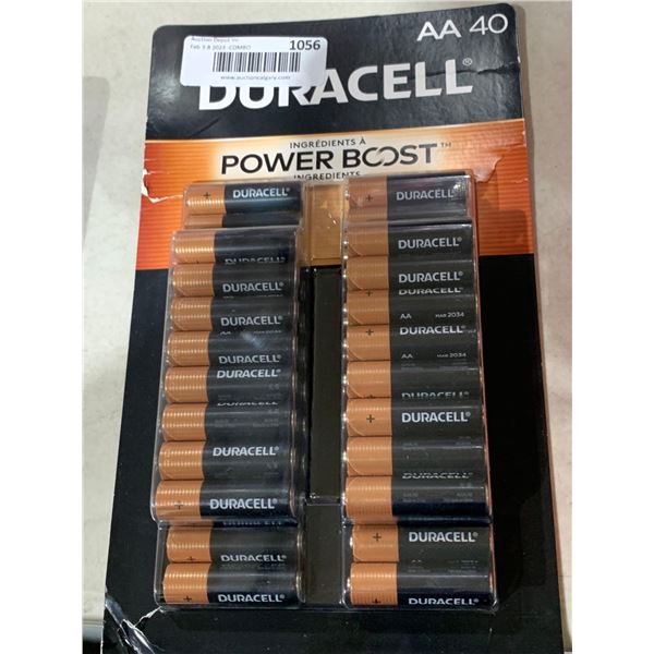 Duracell AA Power Boost Batteries 40 Pack