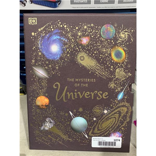 The Mysteries of the Universe Hard Cover Book in Case