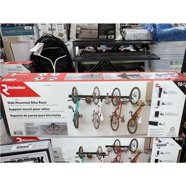 Richelieu Wall Mounted Bike Rack 16pcs
