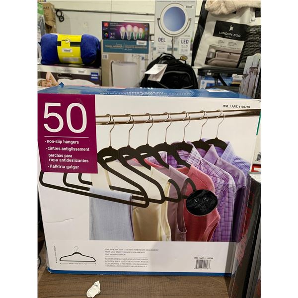 50 non slip hangers