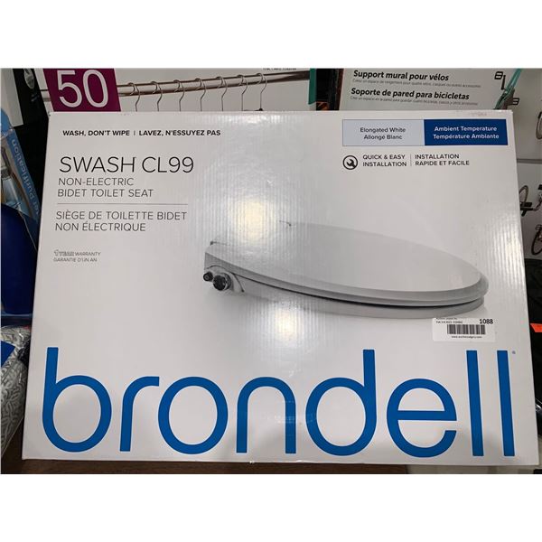 Brondell SWASH CL99 Non-Electric Bidet Toilet Seat