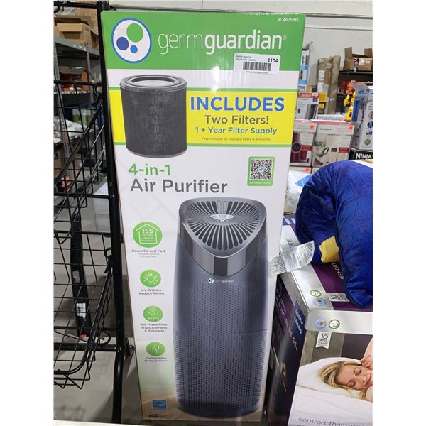Germ Guardian 4 in 1 Air Purifier Includes 2 Air Filters