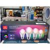 Image 1 : Globe Smart Bulb 3.0 No Hub Wi-Fi 800 lumens x 4 bulbs
