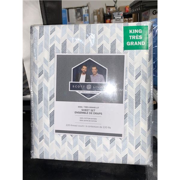 Scott Living King Size Sheet Set220 thread count