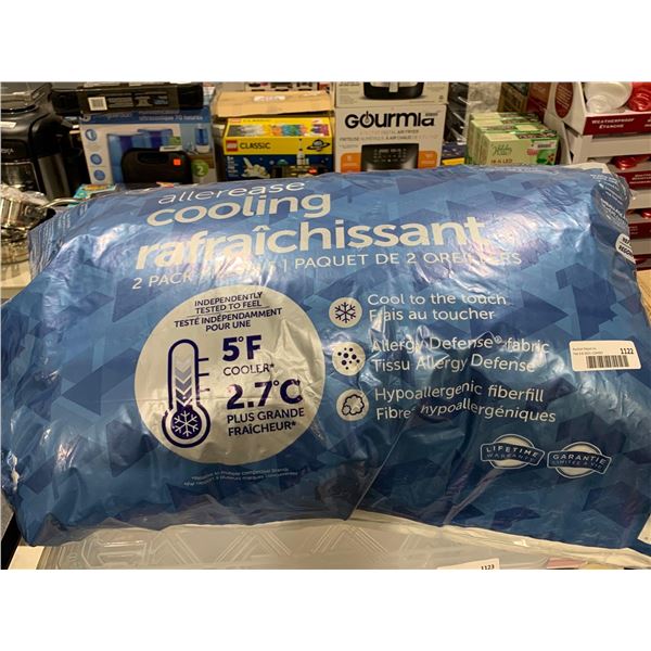 Allerease Cooling Pillows 2 pack Standard Size
