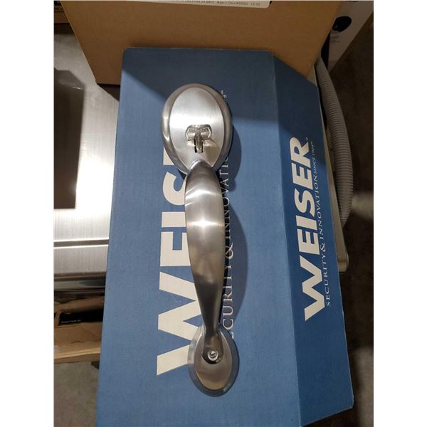 Weiser Outer Trim Entry Handle - Kingsway - Satin Chrome