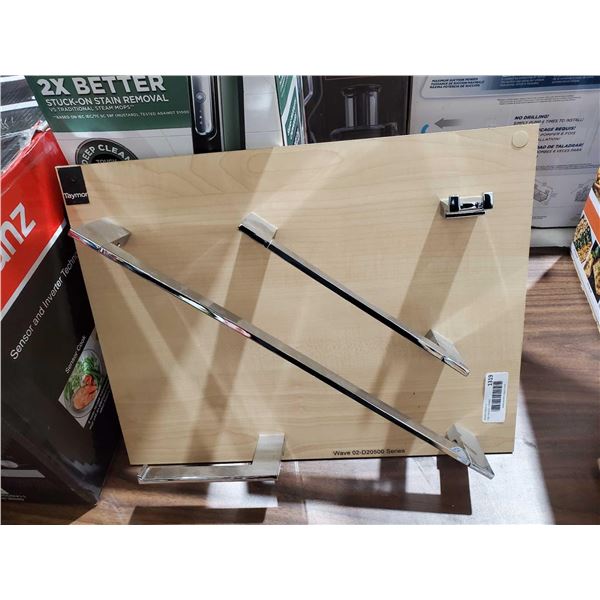 Taymor Wave Series Bathroom Accessory Fixtures -Display Set