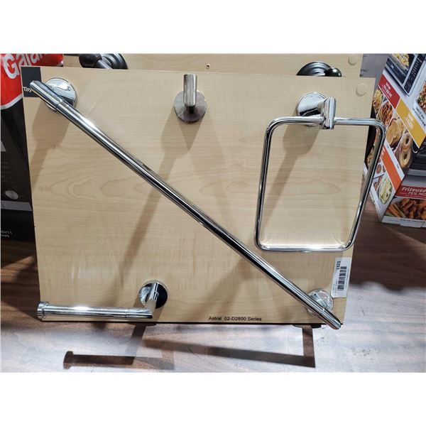 Taymor Astral Series Bathroom Accessory Fixtures -Display Set